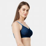 Floral Lace Full Coverage Non Padded Everyday Bra With All Day Comfort